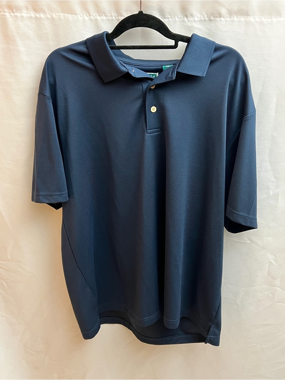 Cubavera Men’s XXL Navy Blue Short Sleeve Performance Polo Shirt